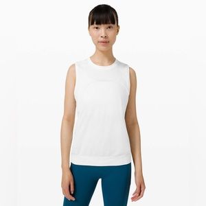 lululemon athletica White swiftly breeze Tank Top